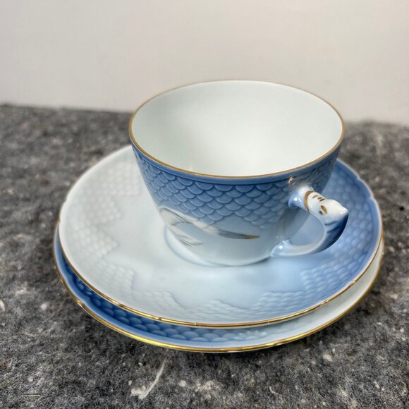Bing & Grondahl Seagull Tea Cup Set w/ dessert sandwich plate - Picture 3 of 10